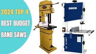 ✅ TOP 4 Best Bandsaws for Woodworking Updated 2024 Review [upl. by Kellda]