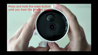 Mibao IP CAM P650 Network setting method（select 1080P to watch） [upl. by Ettenuj149]