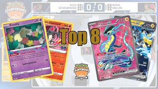 Charlotte Regionals Top8  Alex Schemanske LostBox Charizard vs Ryan Miller Miraidon recast [upl. by Summer]