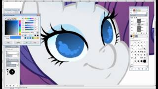 MLP Rarity speedpaint [upl. by Eidassac466]