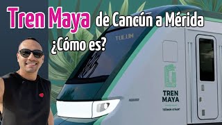 Tren Maya  Así es viajar de Cancún a Mérida todo lo que debes saber [upl. by Sakram]