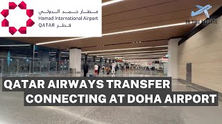 🇶🇦 Doha Hamad Airport DOH Transfer and Connection Process [upl. by Yrro994]