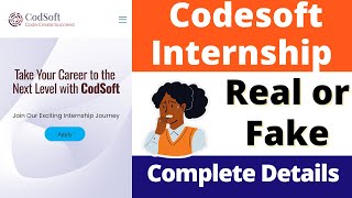 Codesoft Internship is real or fake  Codesoft Internship Review  Scam or Legit  Website Reviews [upl. by Aceber]