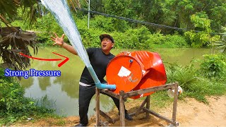 Amazing How to make free energy Water Pump  Auto Pump Deep Big River 24hday NO Electricity [upl. by Smeaj]