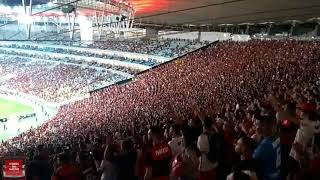 Torcida do Flamengo cantando o samba da Estácio de Sá de 1995 [upl. by Drape]