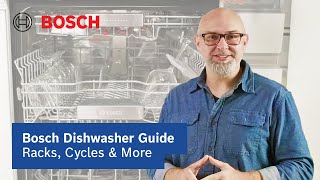 Your Bosch Dishwasher UNLOCKED Features Racks Cycles amp More  Bosch Home USA [upl. by Adall]