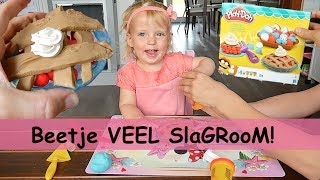 PLAY DOH KLEi TAART MAKEN  Lucilla Bellinga Vlog 24 [upl. by Nauqyaj]