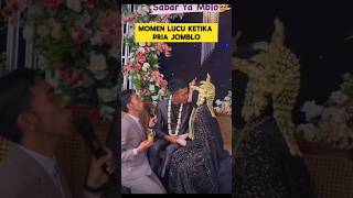 momen lucu ketika jomblo melihat pengantin ciuman ‼️ ngakak lucu pengantinviral nikah manten [upl. by Adnarom]