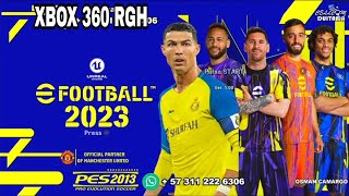 PES 2013 TEMPORADA 2023 PARA XBOX 360 RGH  al NASSR CRISTIANO 2023 [upl. by Nahoj176]