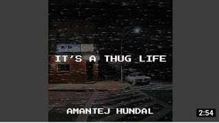 Zindagi Haseen  Amantej Hundal Official Song  its a thug life Amantej Hundal new song drip [upl. by Brookner]