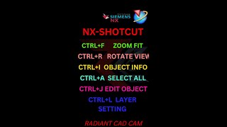 Shortcut Command2 in NX UG [upl. by Furie]