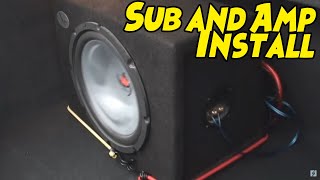 How To Install A Subwoofer And Amplifier In 5 Minutes [upl. by Anselm]