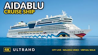 4K AIDAblu full ship tour  AIDA cruise ship [upl. by Noiraa]