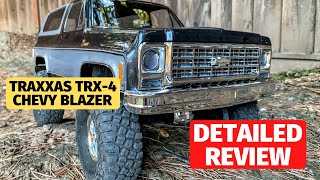 Traxxas TRX 4 Chevy Blazer Review  portals 2speed locking diffs work [upl. by Yerag722]