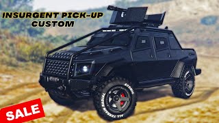 Insurgent Pickup Custom HOW TO CUSTOMIZE IT amp Review  GTA 5 Online  SALE  Best Armored Car [upl. by Hausner]