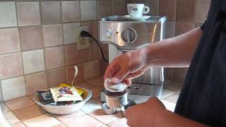 How to use an ESE Espresso Coffee Pod [upl. by Lleda]