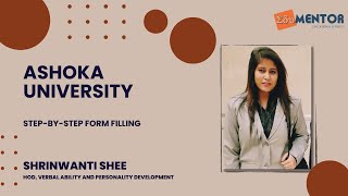 Ashoka University  Step by Step Form Filling Tutorial [upl. by Eula]