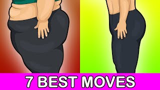 7 Best Moves To Reduce Buttocks Fat With Exercises for Your Buttocks Hips and Thighs [upl. by Cristiona]