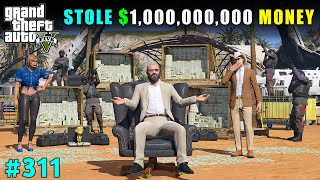 MICHAEL ROB 1000000000 MONEY FROM BUNKER  GTA V GAMEPLAY 311  GTA 5 [upl. by Issej157]