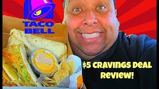 Taco Bell® New 5 Cravings Deal Review [upl. by Vastha569]