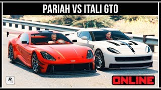 GTA Online Pariah vs Itali GTO  самый быстрый спорткар [upl. by Lucina143]