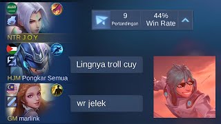 LING GUA WR NYA JELEK TAPI BUKAN BERARTI GAMEPLAYNYA JELEK GAMEPLAY MOBILE LEGENDS [upl. by Rases]