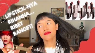 Fenty Icon SemiMatte Refillable Lipsticks by Fenty Beauty Review Bahasa Indonesia [upl. by Aiekahs]