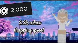 22k ROBUX SHOPPING SPREE  REMINDER None of the robux are bought Im not trying to brag ENJOY [upl. by Nnairrehs998]