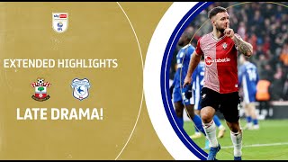 ARMSTRONG DOUBLE  Southampton v Cardiff City extended highlights [upl. by Alfredo]