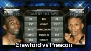 FULL Fight  Terence Crawford vs Breidis Prescott March 30 2013 Buds Breakout fight [upl. by Mei]