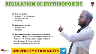 Regulation of Erythropoiesis  Blood Physiology [upl. by Elbys280]