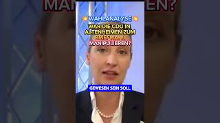 💥WURDE DIE WAHL MANIPULIERT💥 afd sachsen cdu thüringen weidel ampel politik höcke bsw [upl. by Carline331]