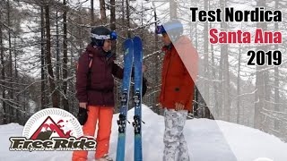 Test skis Nordica Santa Ana 2019 [upl. by Warford681]