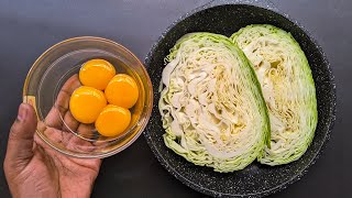 Just Add Eggs With Cabbage Its So Delicious  Simple Breakfast Recipe  5 Mnts Cheap amp Tasty Snacks [upl. by Otit]