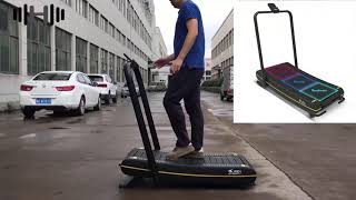 Home Use Curved Treadmill [upl. by Hgielrak]