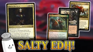 More Salt Queen Marchesa vs Hallar vs Balthor vs Gishath  EDH Commander Gameplay  eedi H [upl. by Yltneb998]