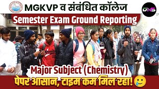 MGKVP Semester Exam Ground Reporting  MGKVP Semester Exam Chemistry Paper Review  Abhiman Sir DNS [upl. by Kcirderf]