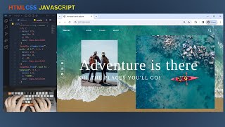 Creating Animated Website using HTML CSS and Javascript  GSAP Tutorial [upl. by Giorgi643]