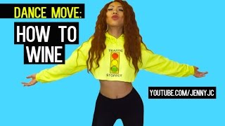 DANCE TUTORIAL How to WINE DancehallSoca Dance Move StepbyStep  Easy  Jenny JC [upl. by Hutchinson]