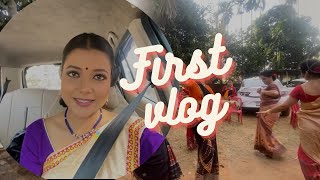 My 1st Vlog  Bhogali Bihu Celebration [upl. by Slyke]