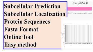 Prediction of Subcellular localization Genomewidestudy TargetP [upl. by Anna-Diana318]