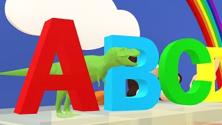 ABCDE Alphabet Songs 3D Animation [upl. by Markman]