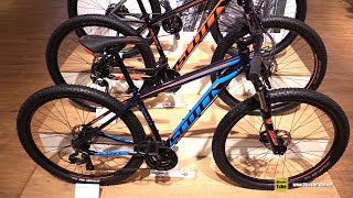 2018 Scott Aspect 960 Mountain Bike  Walkaround  2017 Eurobike [upl. by Ariamo]