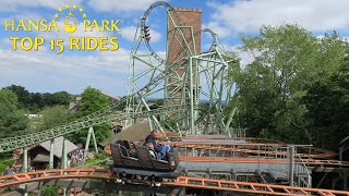 Top 15 Rides at Hansa Park [upl. by Dorcus]