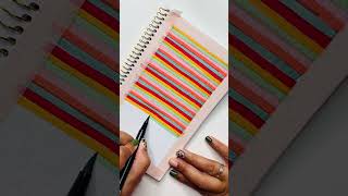 Line journaling with tombow brush pens coilykidscreations handmadejournal bulletjournallove [upl. by Enyrehtak]