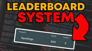 How to Make a LEADERBOARD in Roblox Studio  Scripting Tutorial [upl. by Jeremie]