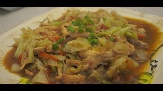 Paano magluto Ginisang Repolyo Manok Recipe Pinoy Cabbage Chicken Filipino Tagalog [upl. by Nawd]