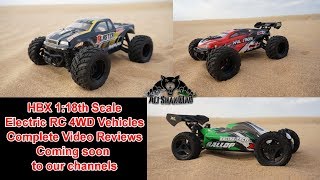 Fun Family RC Racing with HBX Mini Electric 4WD RC Vehicles [upl. by Tabshey934]