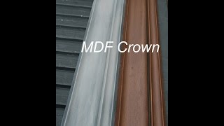 Staining Your MDF CROWN REAL WOOD LOOK [upl. by Waverley464]