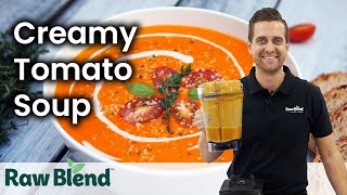 How to make Creamy Tomato Soup in a Vitamix Blender  Recipe Video [upl. by Onivla387]